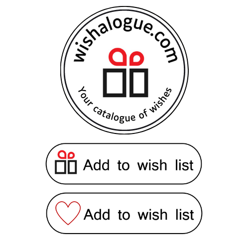 wishalogue logo with two different icons with Add to wish list test